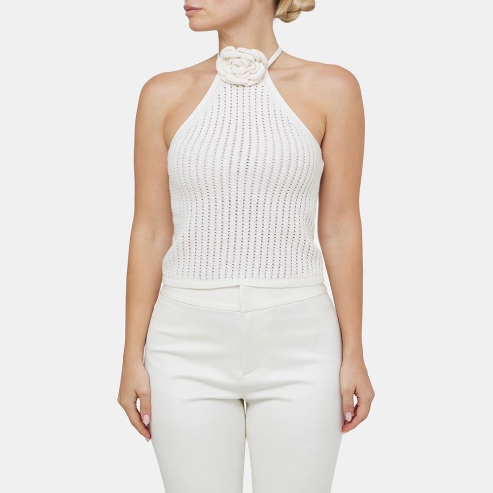 NWT Alice + Olivia Bessie  Halter Top